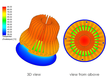 Simulation diecasting web