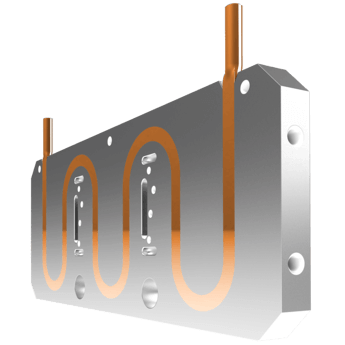 Cold plate KK   Kupferrohr Edelstahlrohr